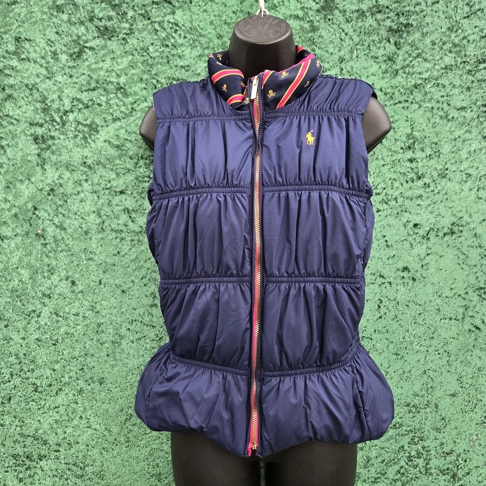 Ralph Lauren  Pink and Navy Reversible Vest